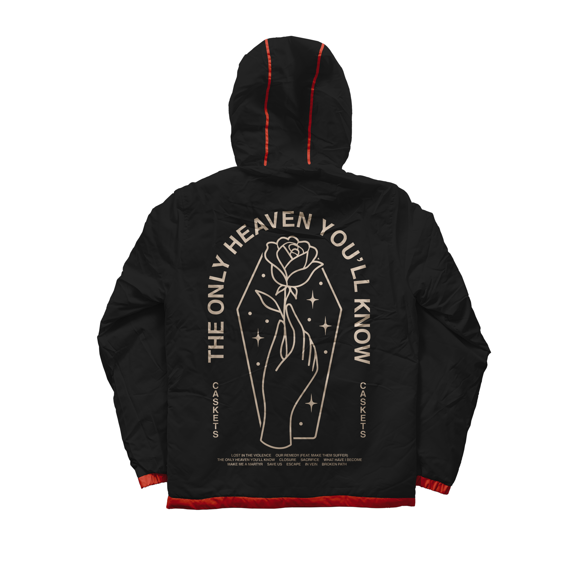 Caskets Custom Windbreaker