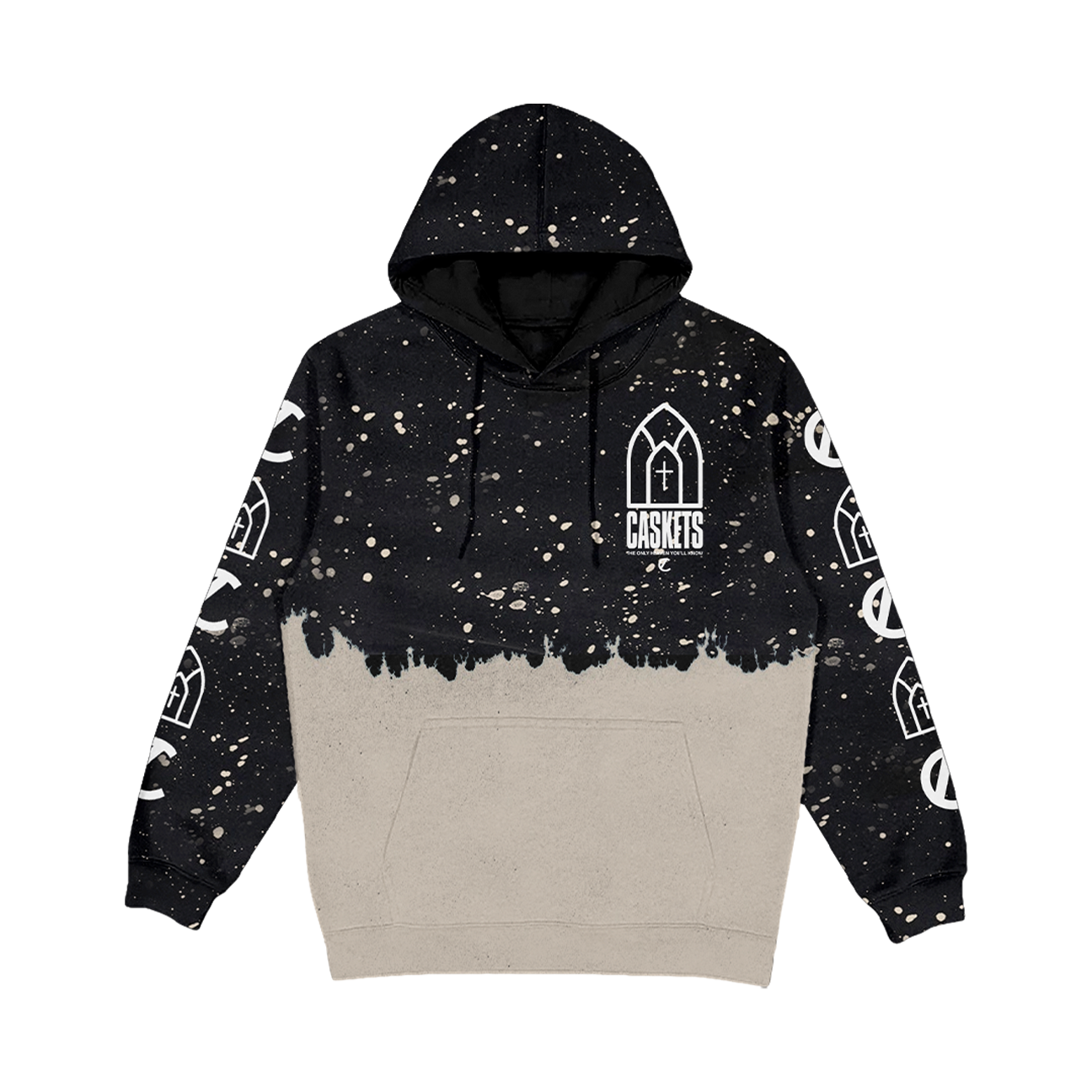 Caskets Custom Dye Hoodie