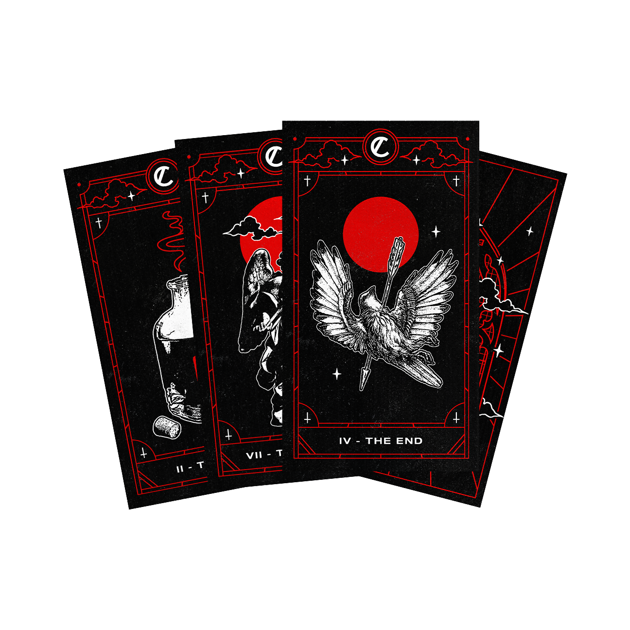 Caskets Tarot Cards